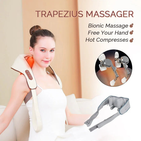 RelaxPro Wireless Neck & Shoulder Kneading Massager - Ronnyessentials